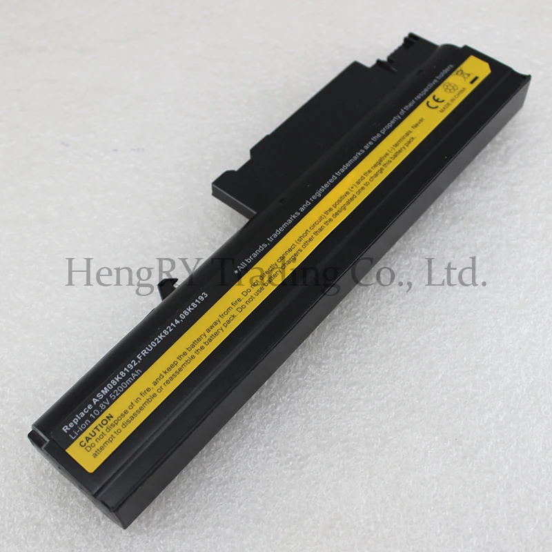 CPMANC 5200mAh 6 Cell Replacement Laptop Battery for IBM ThinkPad R50 R50E R50P R51 R52 T40 T40P T41 T41P T42 T42P T43 T43P