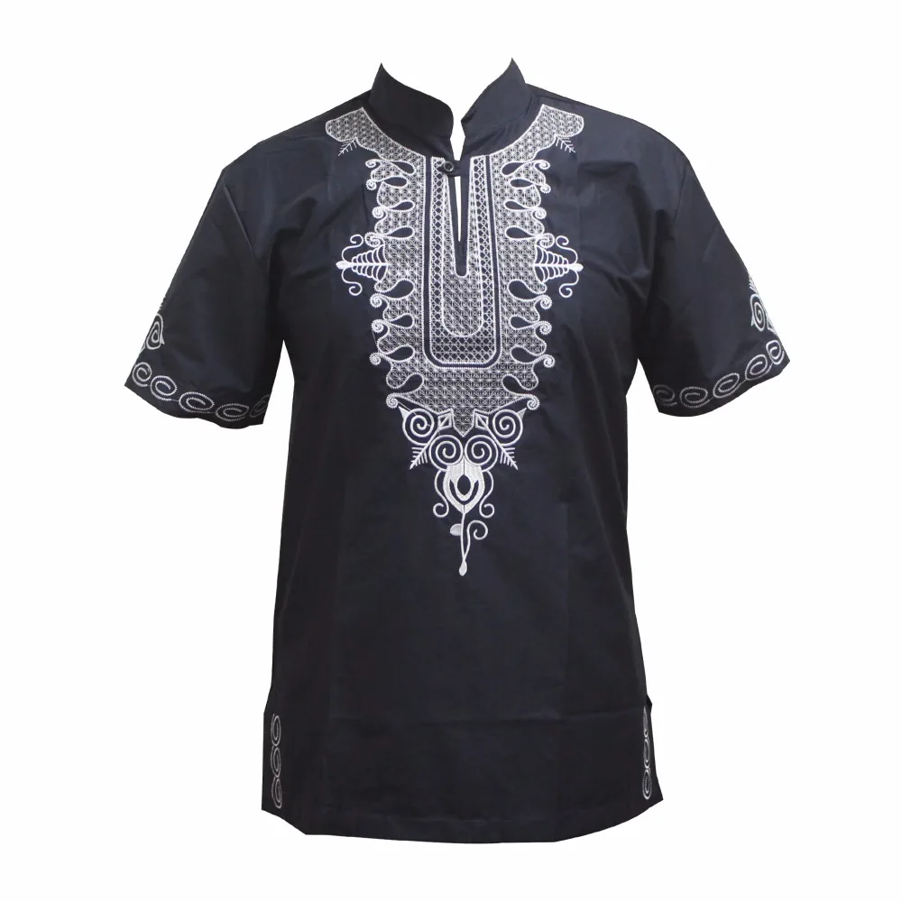 Dashikiage Men Shirt African Hippie Vintage Top Haute Tribal Blouse Dashiki Embroidered Nigerian Native Ankara Top