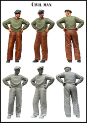 1:35 Resin kit  Civil man