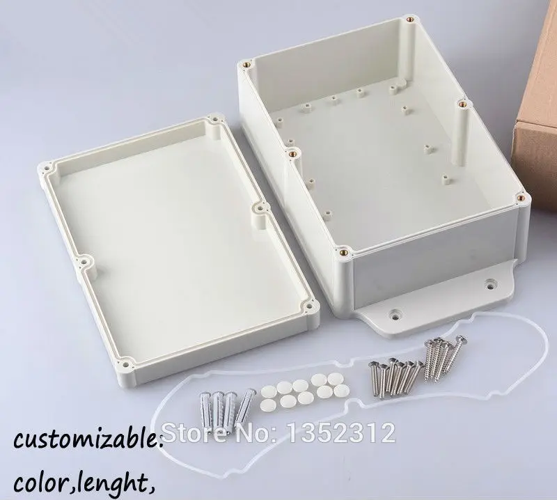 Free shipping 260*143*78mm plastic waterproof enclosure ip68 weatherproof device box electronic box DIY junction box control box