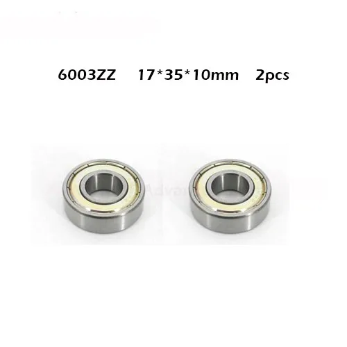 2Pcs 6003ZZ 17*35*10 (Mm) 2 Stukken Lager Gratis Verzending ABEC-1 Metalen Afdichting Type Lagers 6003 6003Z 6003ZZ Chrome Staal Lager