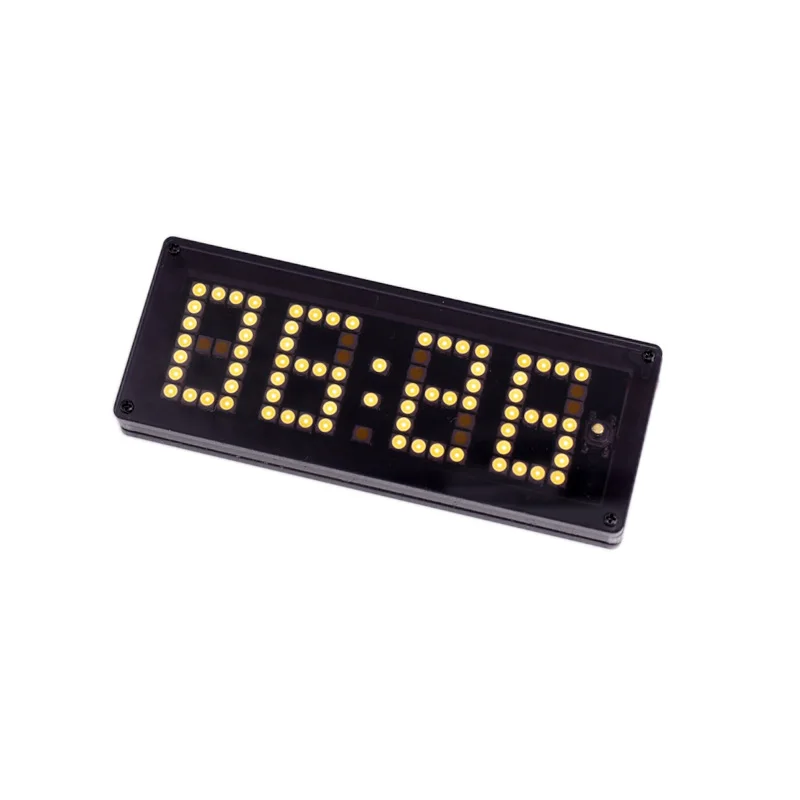 Car three-in-one time temperature voltage Multi-function LED dot matrix clock Home modification DIY 4.0 ~ 25V RX8025T Precision