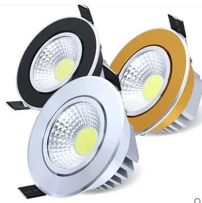 

Highlight Recessed LED Downlight COB 3W LED Spot light LED Decoration Ceiling Lamp AC 110V 220V Warm/Cold White