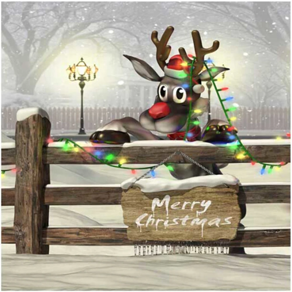 merry-christmas-photo-backdrop-printed-wooden-fence-cartoon-elk-colorful-light-falling-snowflakes-winter-snow-scenic-backgrounds