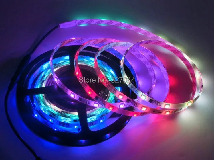 100m/lot NO-need Controller Dream Magic WS2811 5050 LED Strip Color DC12V 60LED/m IP65 Waterproof RGB Full Color White