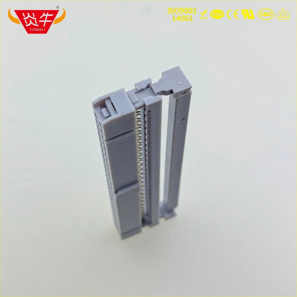 Imagem -05 - Fêmea 2.54 Milímetros Arremesso Idc Soquete Cabeçalho Jtag Isp para o Cabo de Fita Plana Amostra Nextron Yanniu Fc50p 2*25 p 50pin