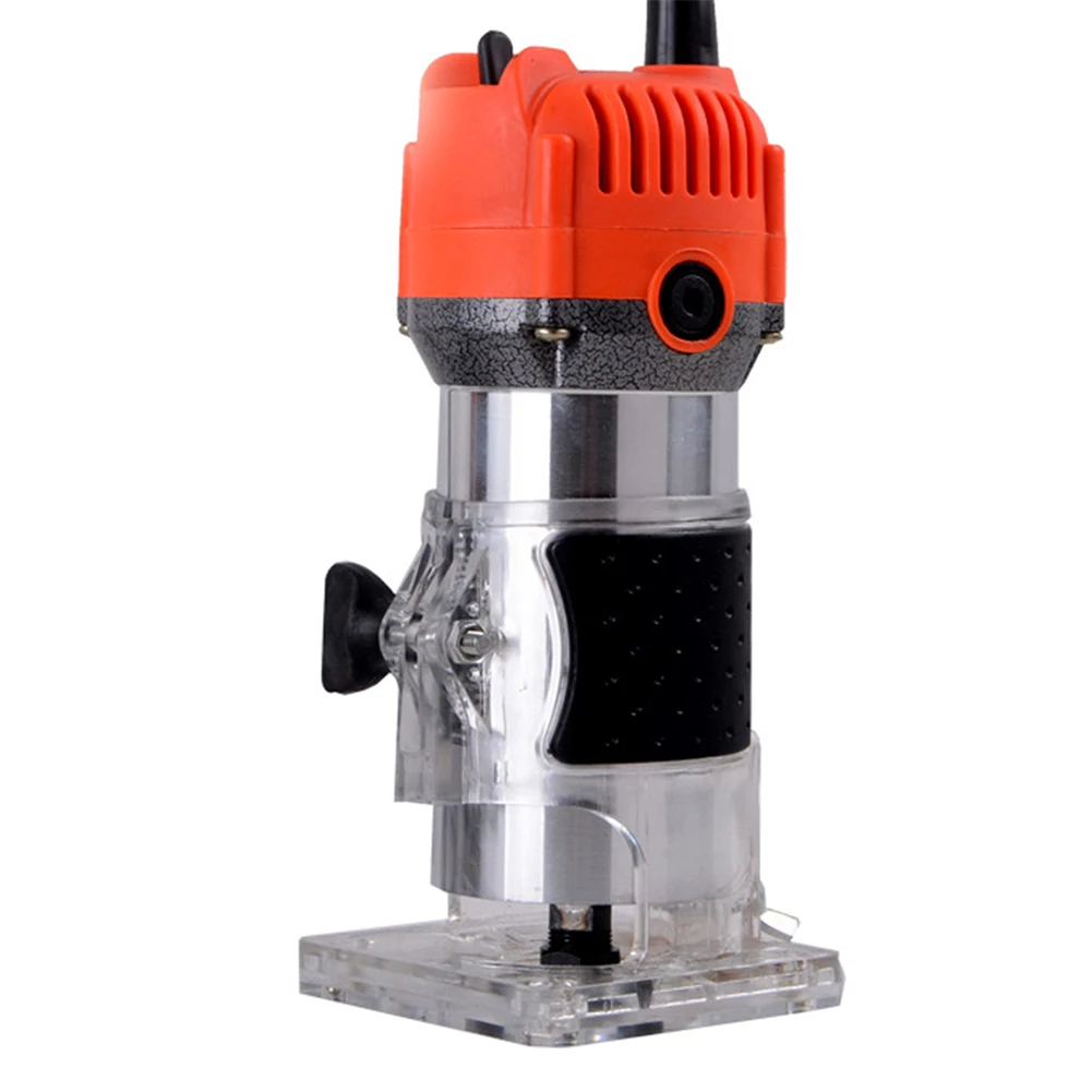 Router Trimmer 650W Duurzaam Kleine Koperen Motor Carving Machine 1/4 ''Chuck Elektrische Houtbewerking Trimmer Power Tool Hout Diy