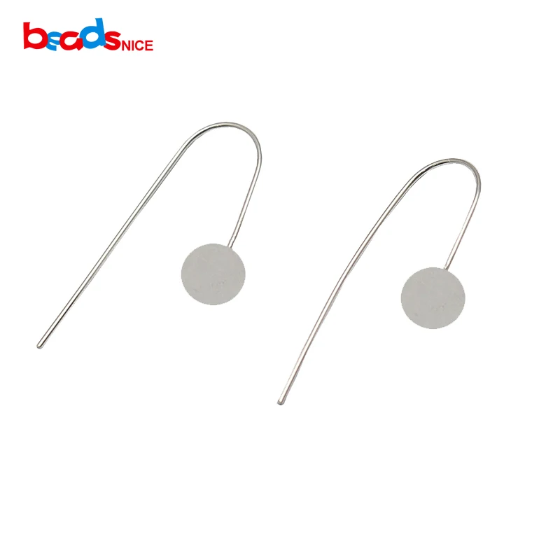 Beadsnice Wholesale silver earing with 8mm 10mm round earrings for women lady gift jewelry