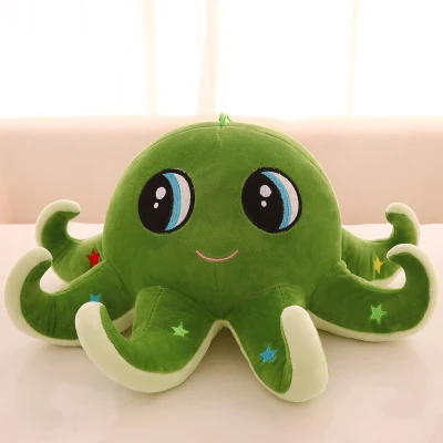 about 30cm cartoon octopus plush toy lovely green octopus soft doll kid's toy Christmas gift s2583