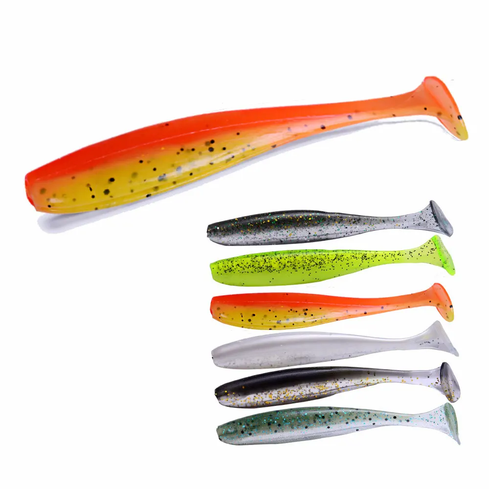 Balleo Easy Shiner 10pcs/lot soft lure shad 9cm/4.8g Fishing lure Soft bait fishing Silicone Lure For perch pike fishing
