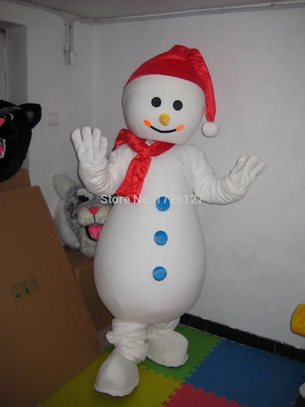 mascot snowman mascot costume snow man custom fancy costume anime cosplay mascotte fancy dress