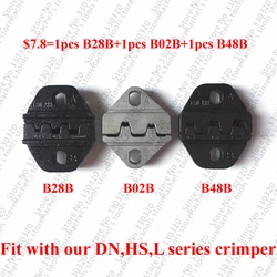 Crimping dies set for open barrel pin terminals dupont connector ($7.8=1pcs B28B+1pcs B02B+1pcs B48B)