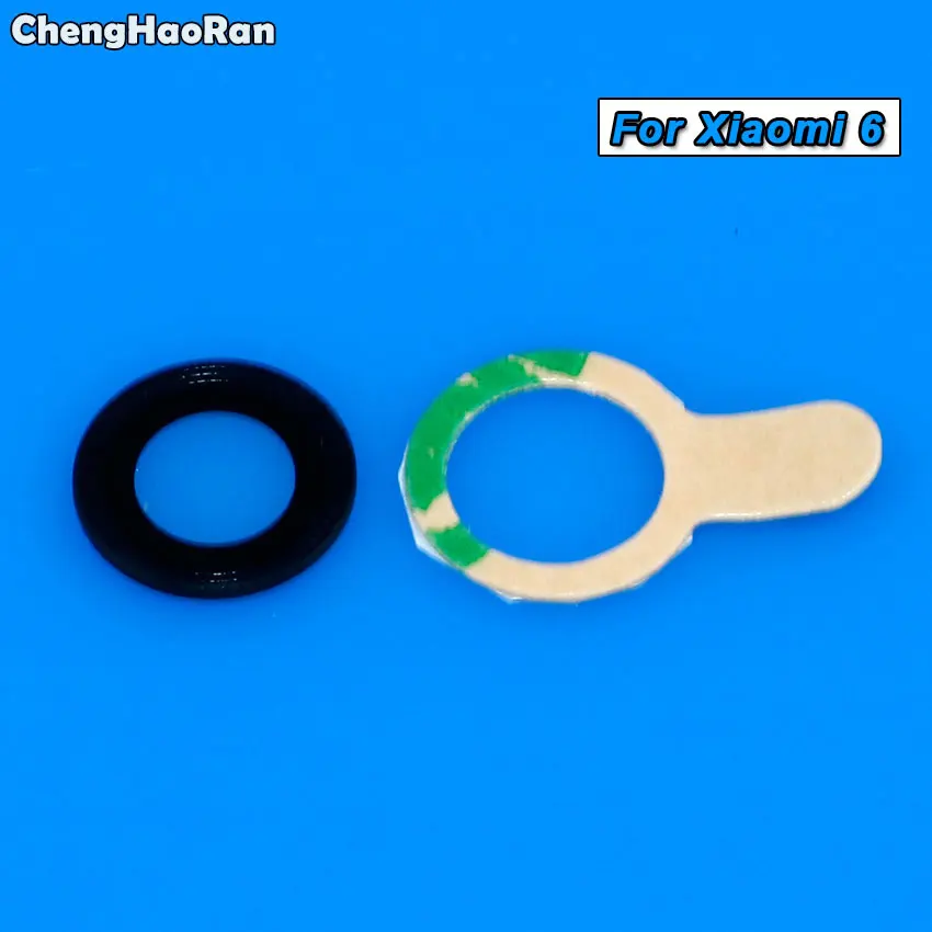 ChengHaoRan для Xiaomi Mi 4 4C 5 Plus 5X 6 6X 8 Lite 8SE Mix 2s Max 2 3 задняя камера стеклянная крышка объектива с клейкой наклейкой