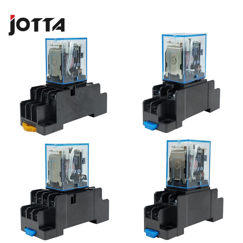 LY2N-J/MY2N-J/MY3N-J/MY4N-J/ relay 220V AC coil high quality general purpose DPDT micro mini relay with socket base holder