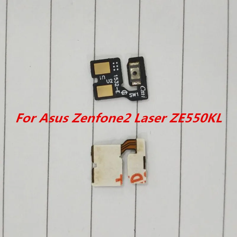 10PCS/Lot New Power On/Off Switch Button Flex Cable for Asus Zenfone 2 Laser ZE550KL 5.5