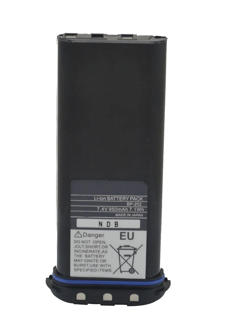 

BP252 7.4V 950mAh Li-ion Rechargeable Battery Pack for ICOM IC-GM1600 IC-GM1600E IC-M34 IC-M32 IC-M33 IC-M35 IC-M2A Marine Radio