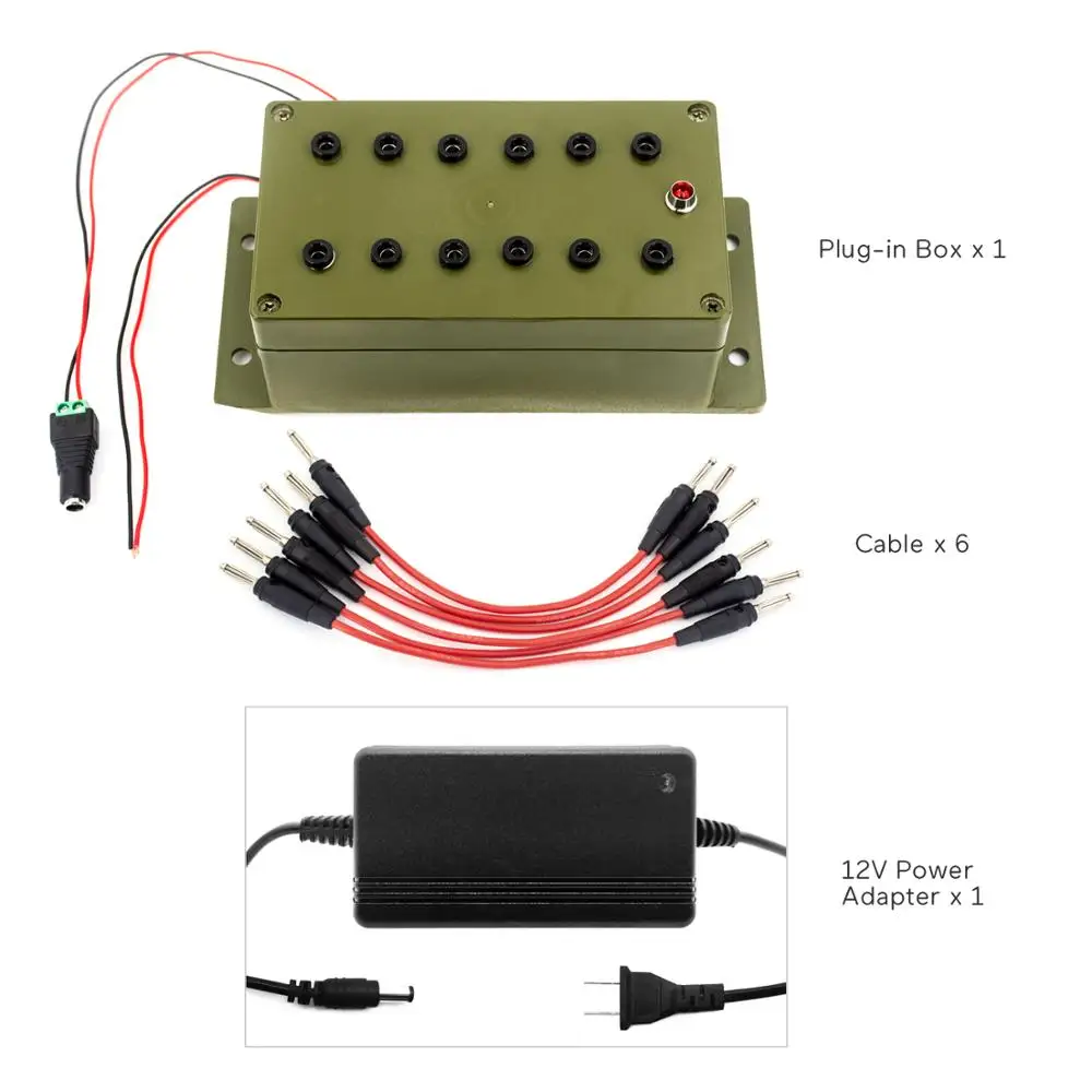 Imagem -02 - Órgãos da Caixa de Encaixe para o Quarto Suportes Reais do Escape 12 Tomadas Cabos de Remendo para Desbloquear Fechamento 12v em para o Proprietário do Quarto da Saída