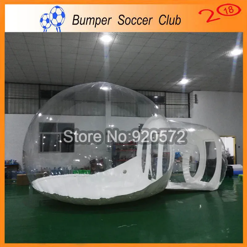 Free shipping! Free Pump ! outdoor inflatable bubble dome tent cheap inflatable bubble camping tent for sale