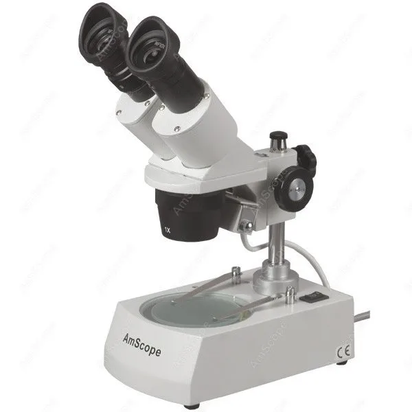 Student Binocular Stereo Microscope--AmScope Supplies Student Forward Binocular Stereo Microscope 20X-30X-40X-60X