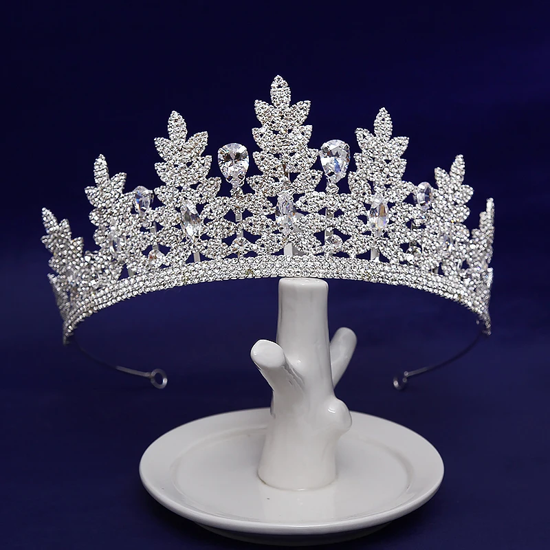 

New Diverse Crystal Bride Crowns Fashion Queen Wedding Headdress Headpiece Wedding Hair Jewelry Top Quality Hair Accessories