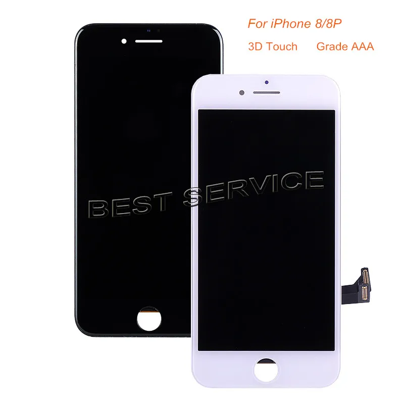 

10pcs No Dead Pixel LCD Display For iPhone 8 8 Plus LCD With 3D Touch Screen digitizer assembly Replacement