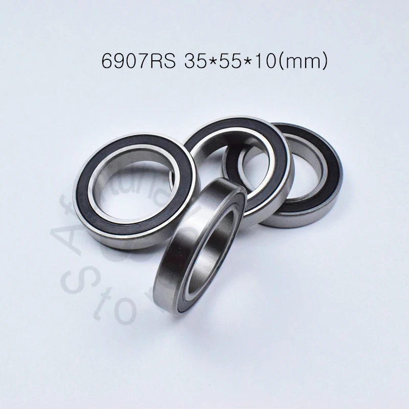 

6907RS 35*55*10(mm) 1Piece free shipping bearings ABEC-5 Rubber seal bearing Thin wall bearing 6907 6907RS chrome steel bearing