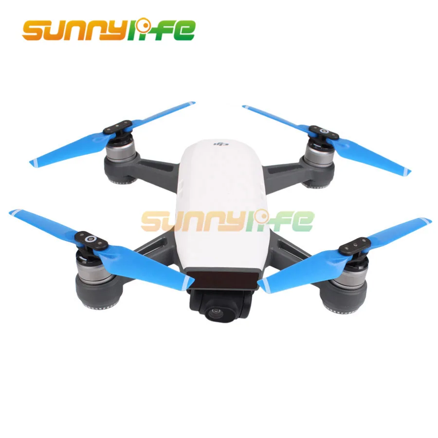 شفرة بديلة للطائرة بدون طيار DJI SPARK ، مراوح 4730F ، سريعة التحرير ، قابلة للطي ، حمراء ، زرقاء وبيضاء ، ملحقات