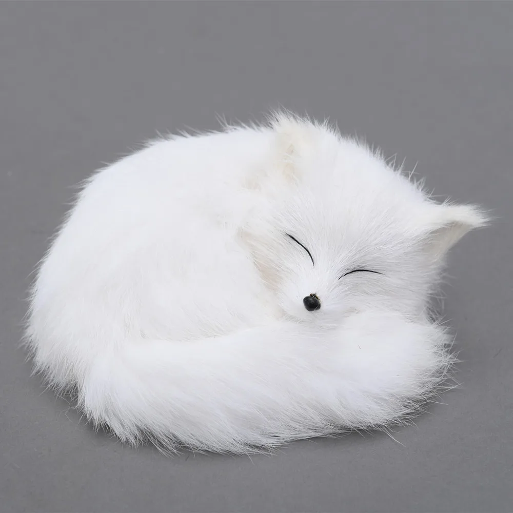 Pretty little cute foxy toy / sleeping fox lovely andadorable/ ideal as home decoration or children gift 14*5cm