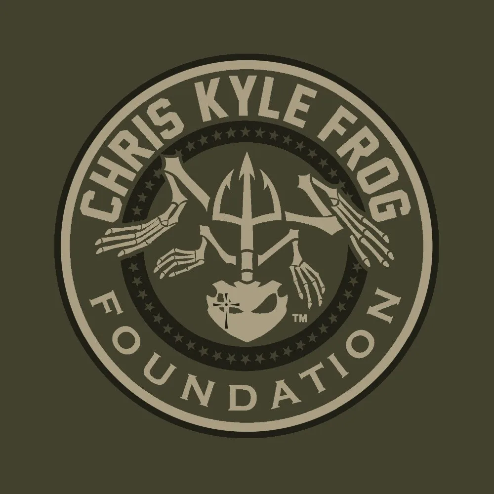 

Chris Kyle Frog Foundation Type Face T-Shirt American Sniper Authentic Men 2019 Summer O-Neck Men Cool O Neck Casual T Shirt