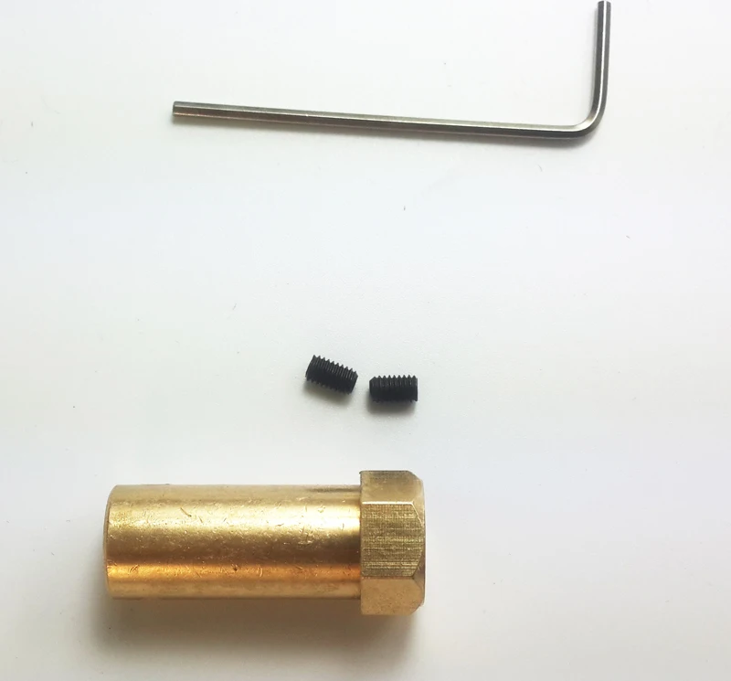 길이 30mm, 6mm,5mm,4mm,3mm 육각 커플 링/커플러/육각 커넥터 구리 제품/휠, 스마트 카, 로봇용 모터 부품