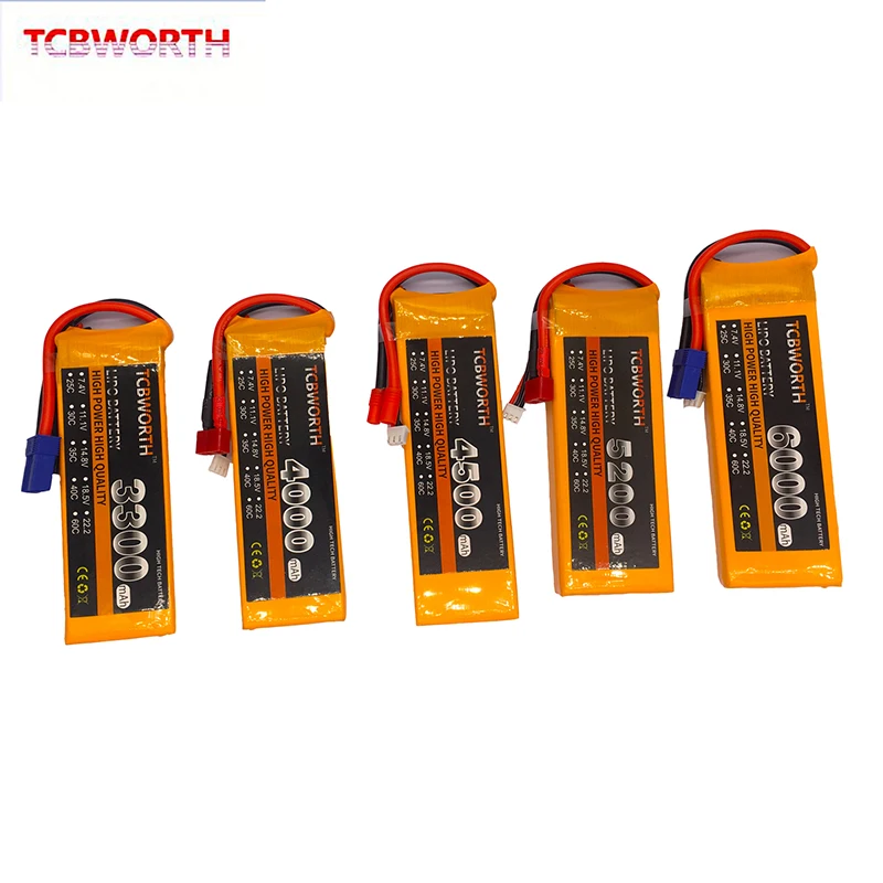 RC Drohne Lipo Batterie 2s 7,4 V 6000 7,4 mah 30c 40c 60c für RC Flugzeug Hubschrauber Quadro tor V Batterien