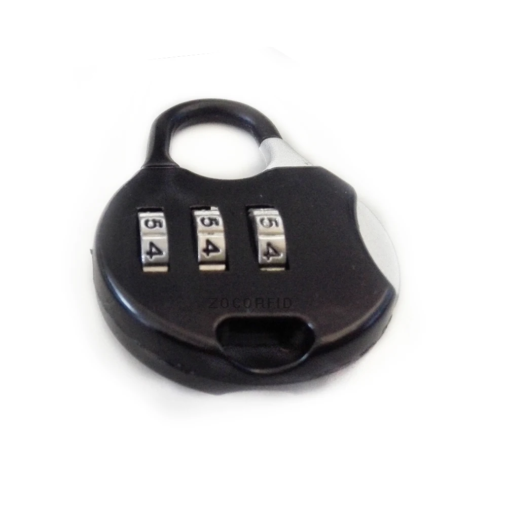 3 Dial Digit Password Lock Combination Suitcase Luggage Metal Code Password Lock Padlock Zinc Alloy  Keyed Padlock