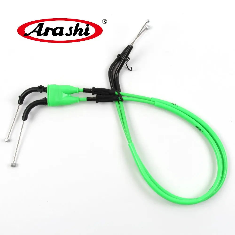 

Arashi NINJA ZX-10R 2006-2007 Throttle Cable Motorcycle Stainless Rubber Cable For KAWASAKI ZX10R ZX 10R 2006 2007