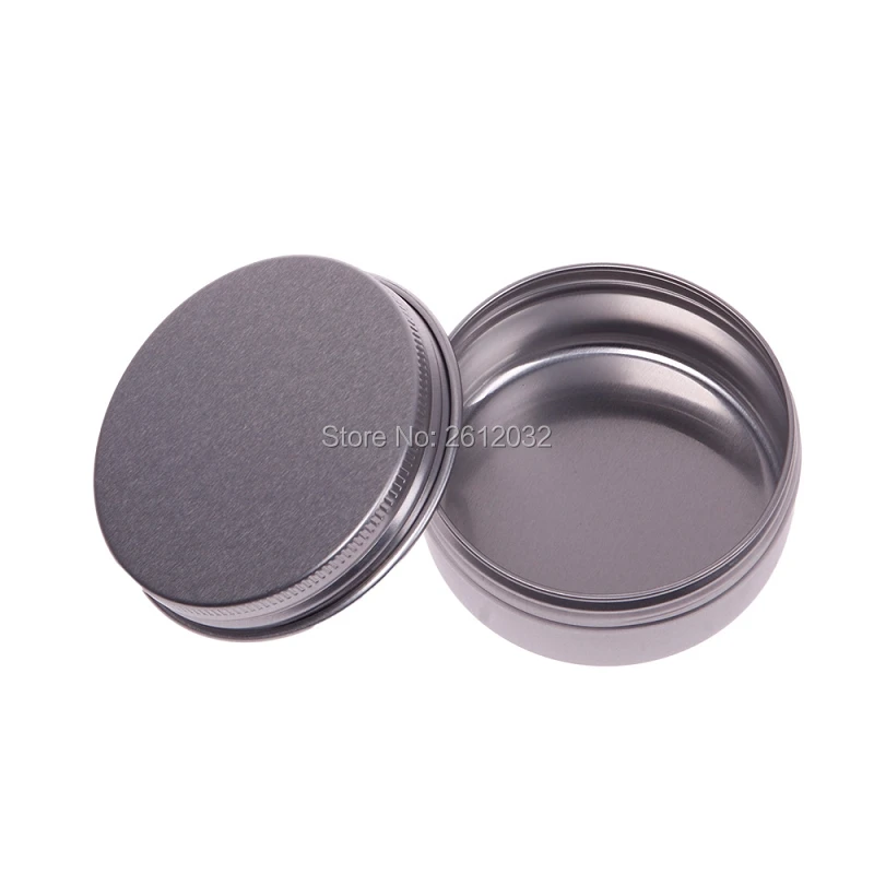 51015 30 60 100 150 200 250 ml aluminium cream jar Aluminum Jar Makeup Cases Makeup Box Empty Sample Jars Container for packing