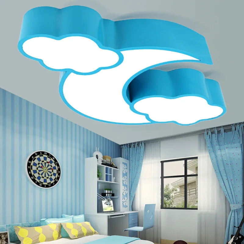 Children cloud led ceiling lamp color creative boy girl bedroom personality kindergarten Cartoon playground hanging lamp ZA81049