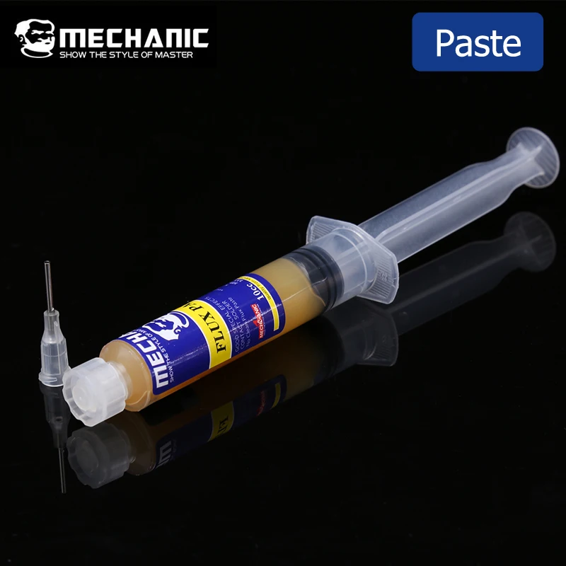 MECHANIC Liquid/paste soldering flux for iPhone cpu nada BGA demolition special solder paste [10cc] + Needle