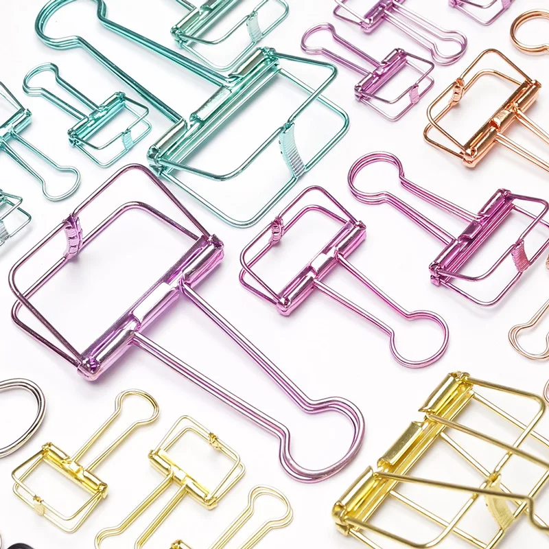 Paper Clips Clips De Papel Binder Hollow Clips Photo Holder Office Accessories Wonder Clips Cute Gift Bureau Accessoires large