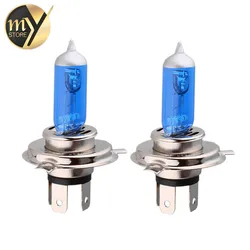 2pcs H4 100W Super Bright White Yellow Fog Halogen Bulb 100W Car Head Light Lamp h4 100W car styling car light source parking