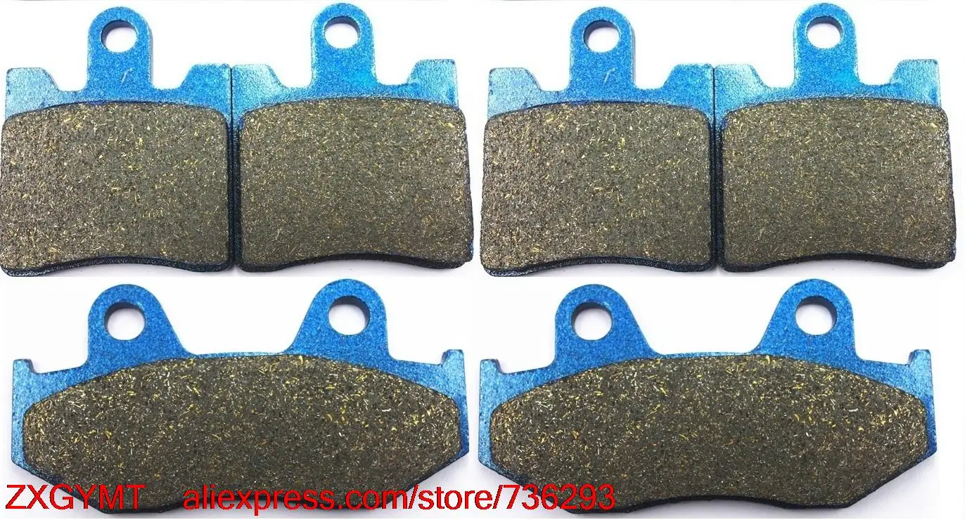 Motorcycle Semi-met Disc Brake Pads for SUZUKI AN400 AN 400 Burgman 2001 - 2006