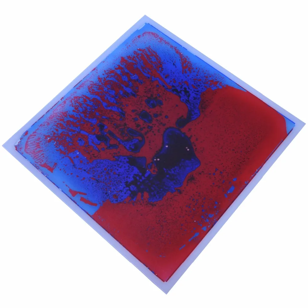 Colorful Liquid Floor Tile 12\'\'x12\'\' Home Decor Tiles for Bar Nightclub KTV Decoration 30cm Reb&Blue