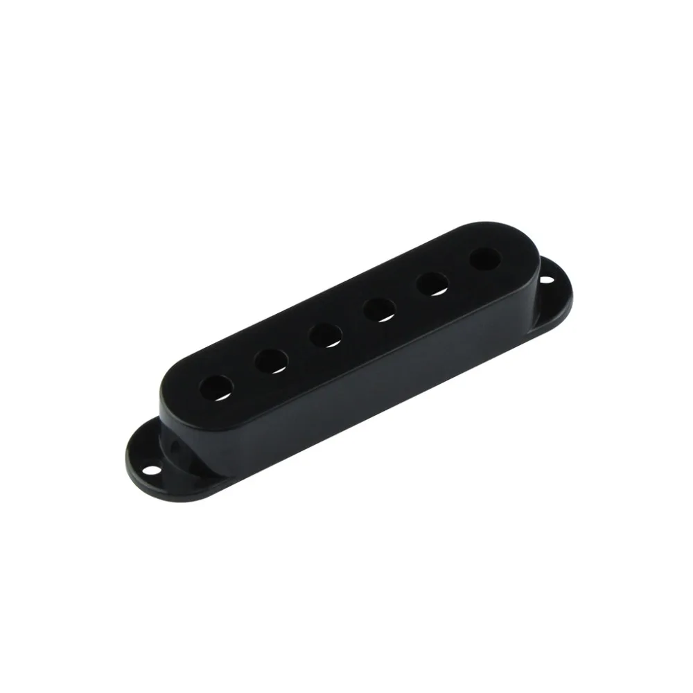 NEW 3pcs Black Guitar Single Coil Pickup Covers 52mm Plastic For ST Guitar Parts Accessories