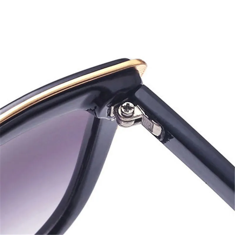 LeonLion 2023 Fashion Cateye Sunglasses Women Vintage Metal Eyewear For Women Mirror Retro Shopping Oculos De Sol Feminino UV400