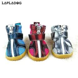 High Quality spring summer breathable pet dogs shoes Beef tendon Soles small dog shoes antislip boots for dogs ZL271