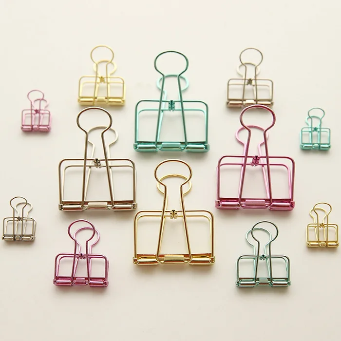 Paper Clips Clips De Papel Binder Hollow Clips Photo Holder Office Accessories Wonder Clips Cute Gift Bureau Accessoires Medium