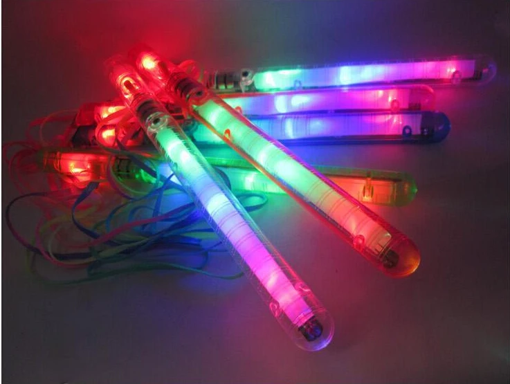 Best Birthday Gift 1000PCS 21CM Colorful LED Flashing Glow Light Stick Blink Lively Atmosphere Maker For Party Bar Deco Concert