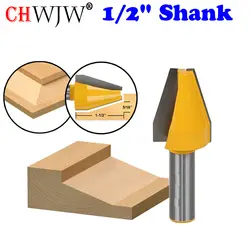 1pc Panel Raiser Router Bit - Vertical - Bevel Design - 1/2