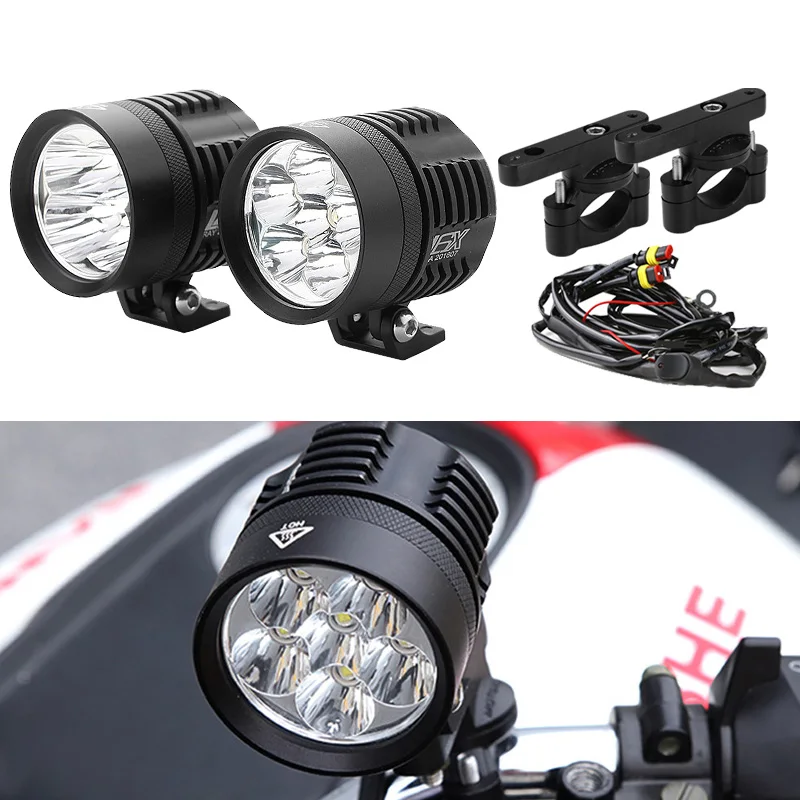 led motorcycle headlight Fog lamp  High Brightness  white 12V led light car Universal Motorbike ATV bulb