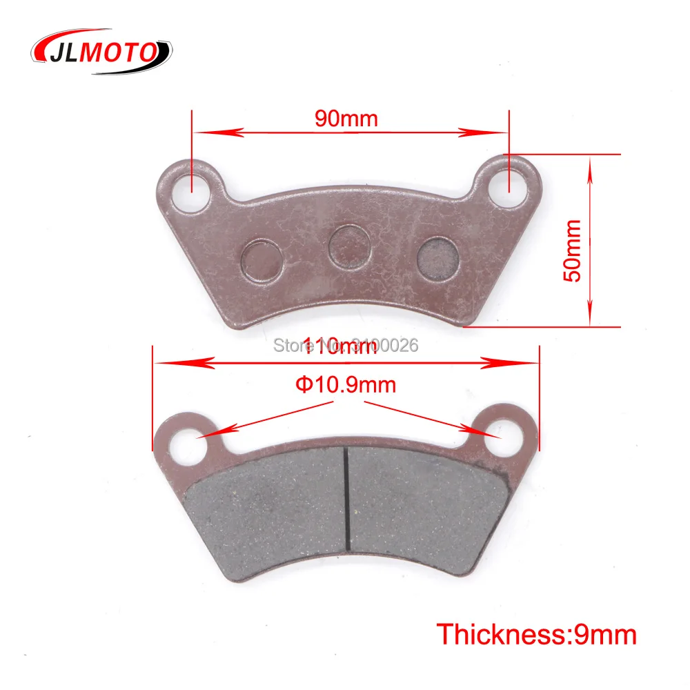 1Set ATV Front/Rear Brake Pads Fit For China ATV Jinling 250cc JLA-21B JLA-923 EEC Quad Bike Go Kart Buggy UTV Scooter Parts