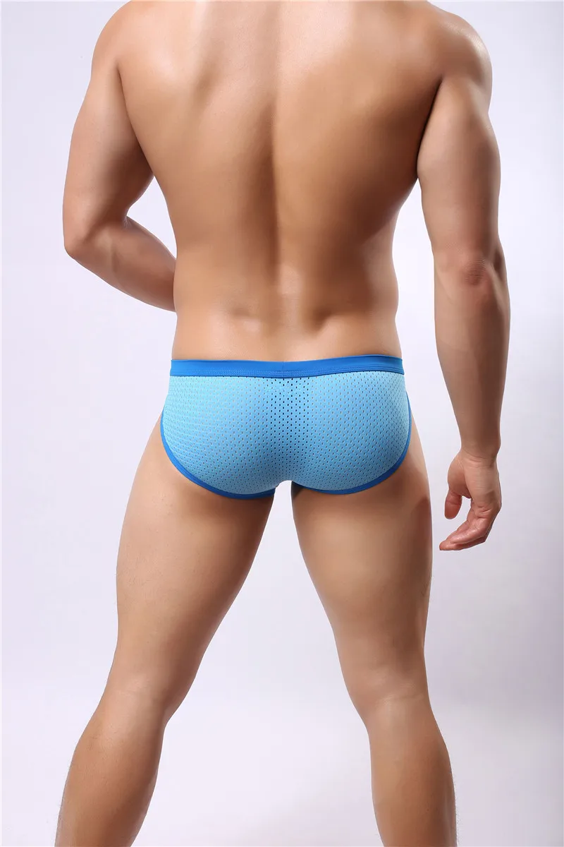 New Sexy  BRAVE PERSON Men\'s Super Bikinis Short Underwear Sexy mesh Briefs Size S,M,L XL