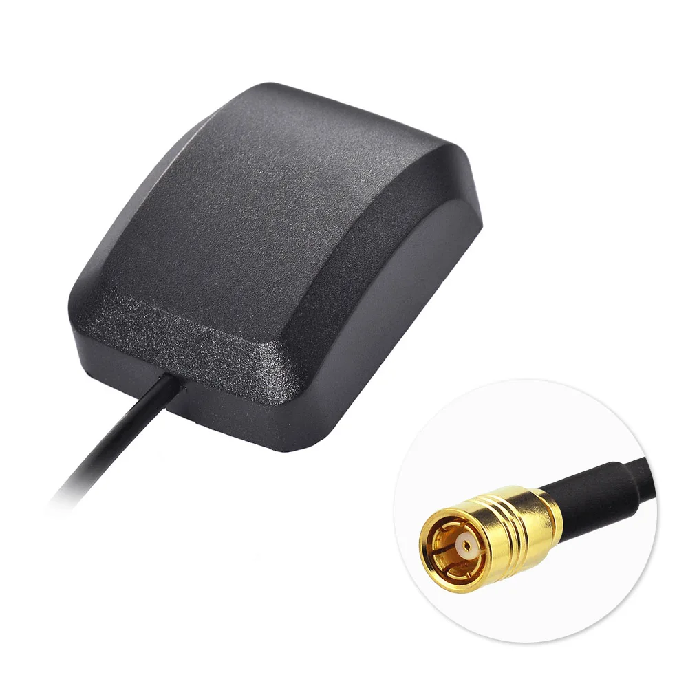 Eightwood Car GPS  Active Aerial Antenna SMB Plug Connector for Audi ​VW U-blox ​Blaupunkt Falcom Navigation System Receiver